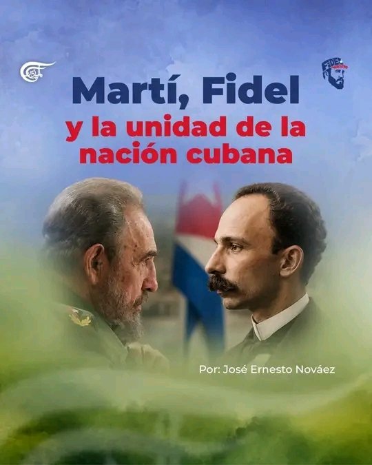 MaickolP68076's tweet photo. 🇨🇺 Martí, Fidel y la unidad de la nación cubana 
La unidad o la falta de ella fueron factores claves en el éxito o fracaso de los sucesivos procesos que en cada época histórica expresaron los anhelos más profundos del pueblo cubano.
#100AñosConFidel 
#FidelPorSiempre 
#Camagüey https://t.co/kmf5flZ8WO