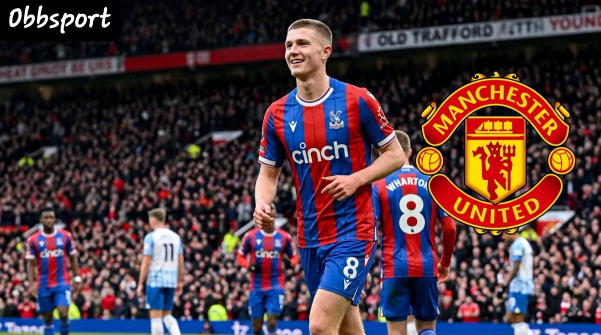 ObbSport12's tweet photo. 🚨 Manchester United are closely monitoring Crystal Palace midfielder Adam Wharton.
The 22-year-old is reportedly high on Michael Carrick’s shortlist as United look to strengthen their midfield.
(Source: @TheSunFootball) https://t.co/ZZdVVdKNNT