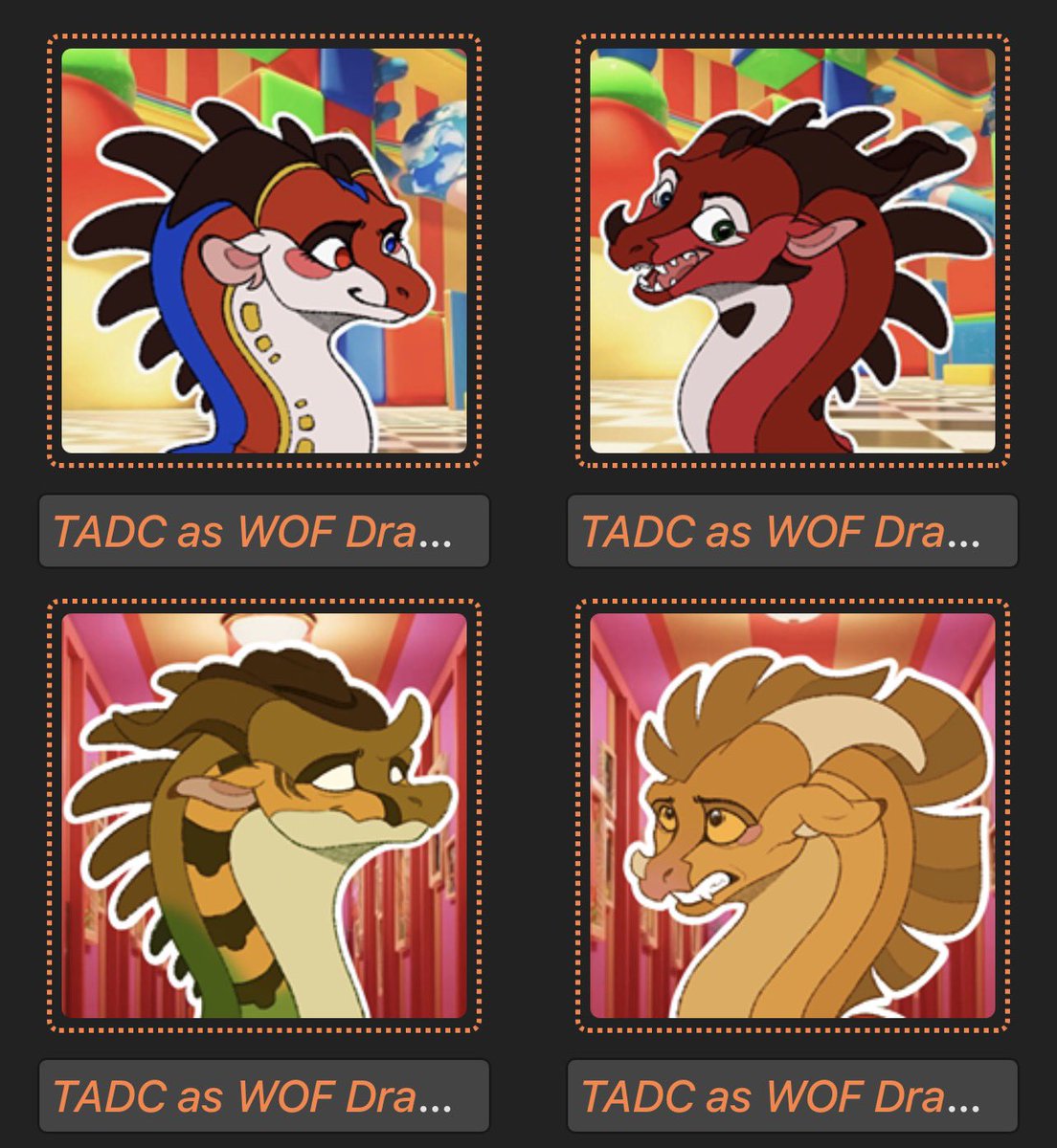 MJBlueRaptor's tweet photo. Wings of Fire?

And the Amazing Digital Circus?

Attackable on Art Fight?

😏 https://t.co/mzOgvebMCb