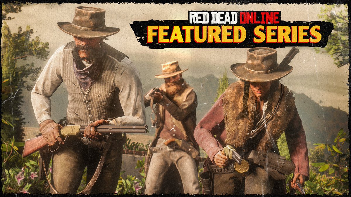 RockstarGames's tweet photo. Shoot your way out of trouble in the Explosive Series, this week’s Red Dead Online Featured Series awarding 3X RDO$ and XP: https://t.co/WCFscxLj2C https://t.co/93DpIM2l8F
