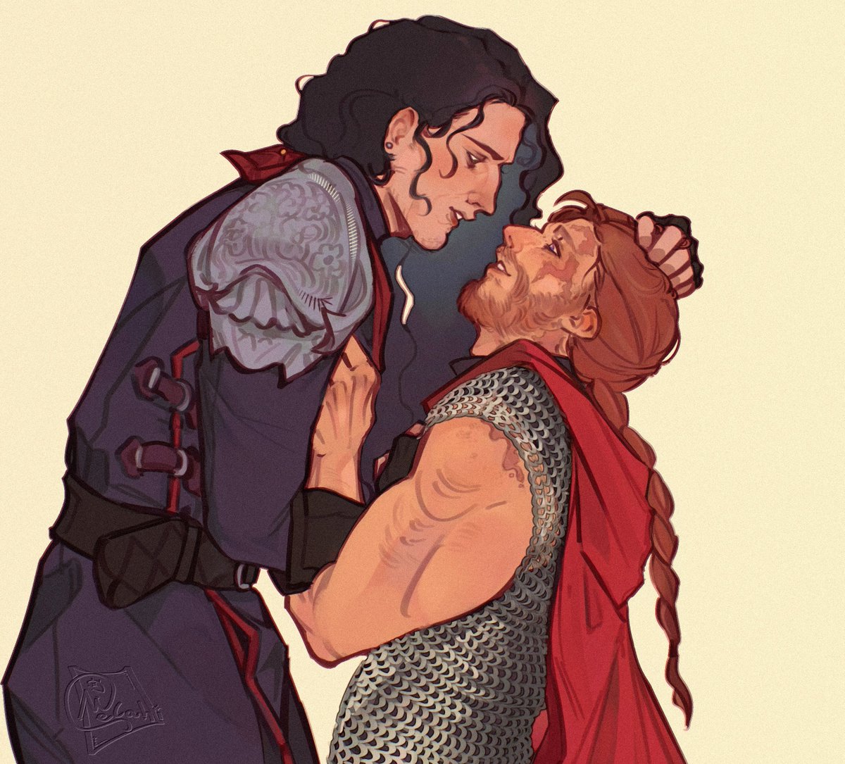 Melmelahi's tweet photo. they like getting under each other's skin for enrichment...

#Azulien #criticalrole4 #cr4 https://t.co/qT7mGqSGOO