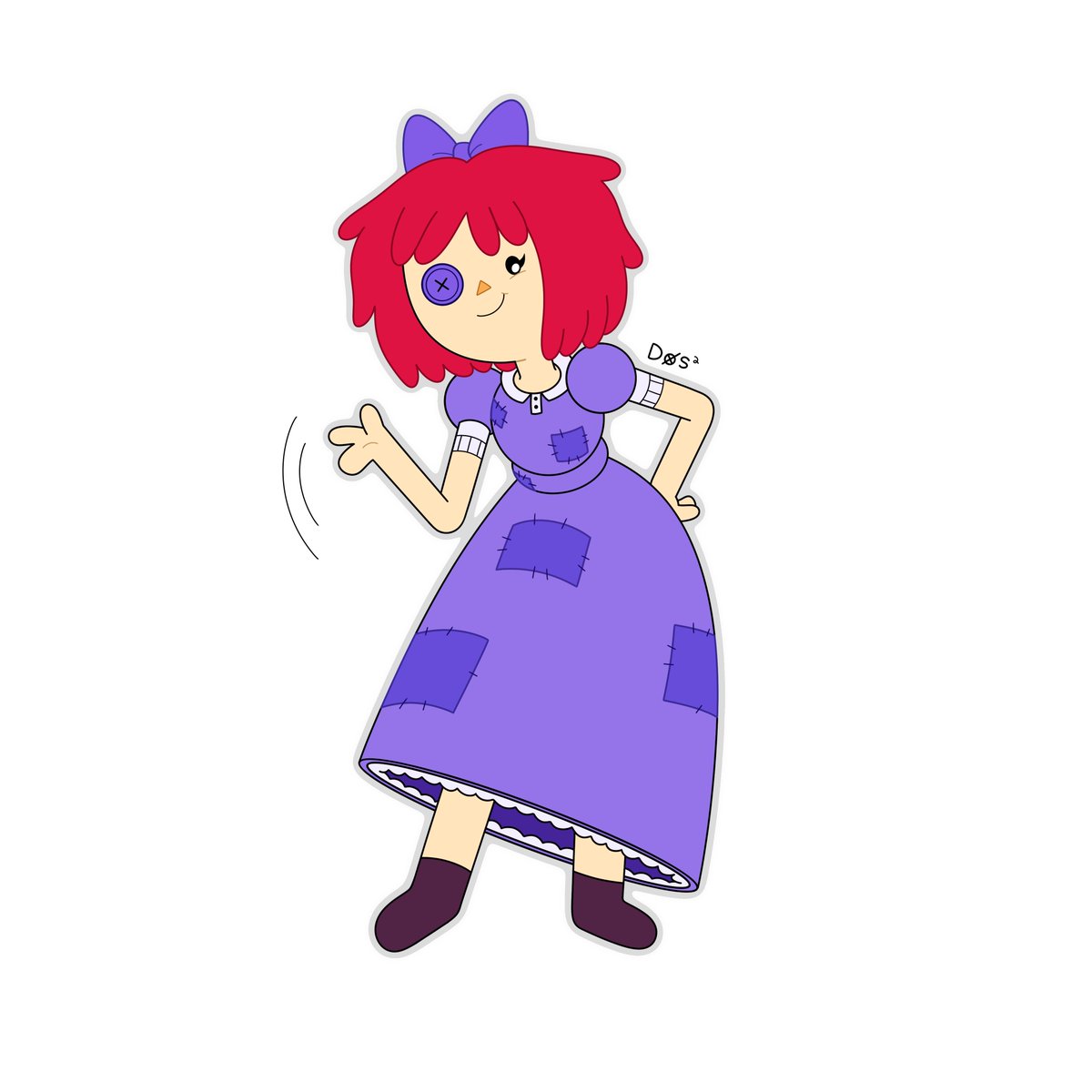 stilldos's tweet photo. i tried a ragatha. this is the 4th and final piece in my side project. ♥️💜

#adventuretime #tadcㅤㅤ https://t.co/pTyB5GHRyf