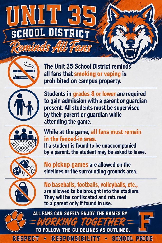 FloraHighSchool's tweet photo. Football Game Guidelines https://t.co/dcWSMCHJcX
