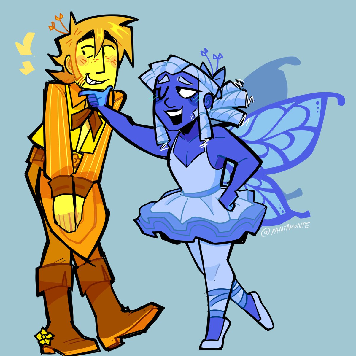 Pantamonte's tweet photo. #blellow doodle... #deltarune https://t.co/nf9QVm7HME