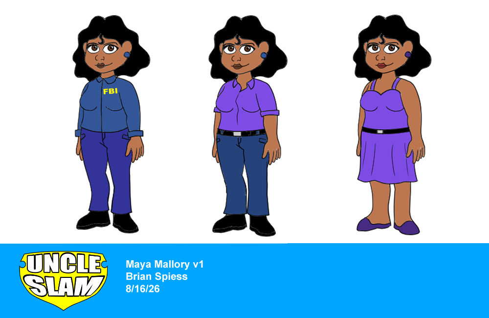 miracle_manor's tweet photo. In honor of Lois Lane's birthday, I thought I'd put out some character art for the #UncleSlam character she helped directly inspire - MAYA MALLORY!

The following is a collection of outfits she will wear in the pilot story - "WHO IS UNCLE SLAM?" #SlamVerse https://t.co/n0Genawt3p