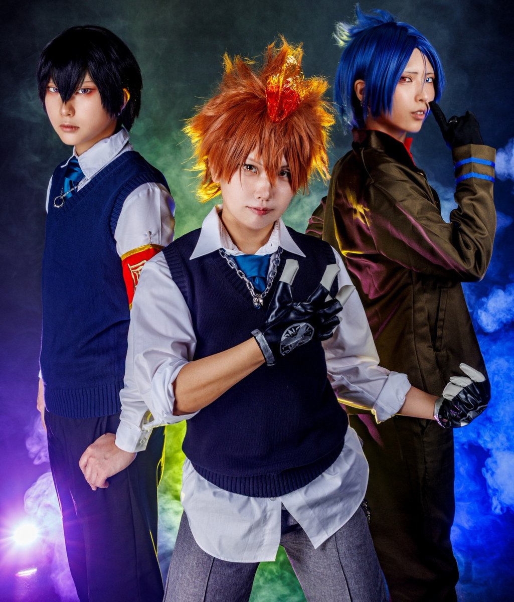 anemo_cos_a's tweet photo. 家庭教師ヒットマンREBORN! / Cosplay

   ──── ⚜ ─────

     譲れないものを一つ
  たった一つで強くなれる

   ──── ⚜ ─────

🐟 @ududududuki 
🐥 @Meganecloud 
🍫@あねも

📷 @wren_wrench 
 #saru㌠🐒khr併せ https://t.co/OyBA4P83gE
