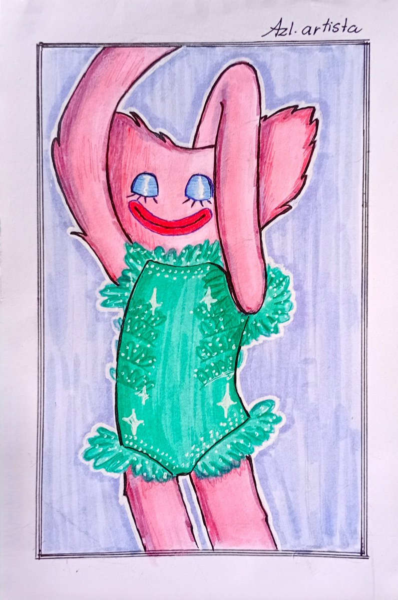 Azl_artista's tweet photo. Dance Kissy!! Dance!! ๐โจ
Dibujo terminado!! ๐๐
ยฟQuรฉ opinan los brillos? ๐
#KissyMissy #poppyplaytime #poppyplaytimefanart #drawing #ballet #art #arttraditional #illustration #moda #fashion #cutepink https://t.co/NerLjoa799