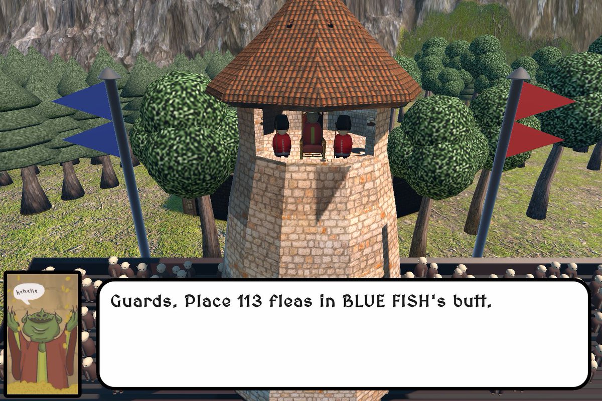 DeadTagStudios's tweet photo. Daily Dose of the Goblin King: Day 5

Leave a like if you are one of the 113 fleas!!!

Make sure to check out the newest Jousting Around Demo on our Itch page! (linked below👇) 

#Indie #GameDev #GoblinKing https://t.co/jPweCWIszN