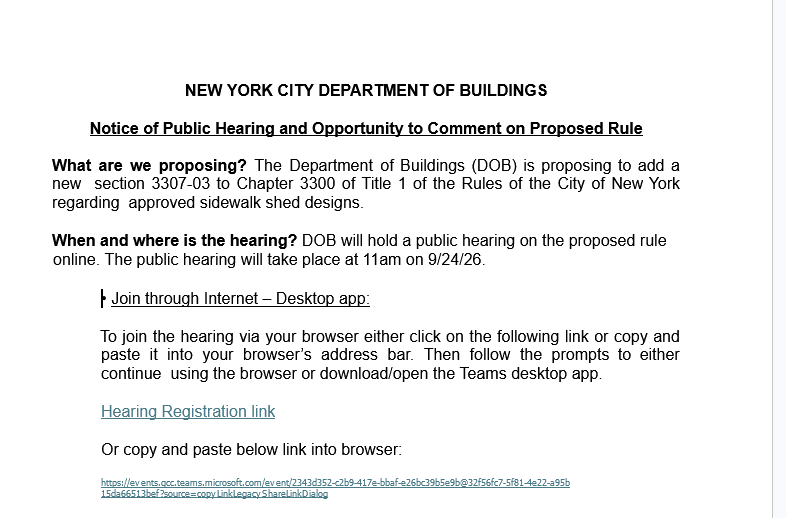 ImpunityCity's tweet photo. #ImpunityCity Breaking News
NYC Dept of Buildings is going to have a zoom hearing about those filthy rat infested restaurant shanties @NYCCouncil recently voted to make year-round.
We all know this is insane and the restaurants don't need them. Make your voice heard August 24.
(Notice how tiny the zoom link is, that's so older people can't read them, because it's very likely that demographic is 100% against them.)
https://t.co/hky9ODLzIR