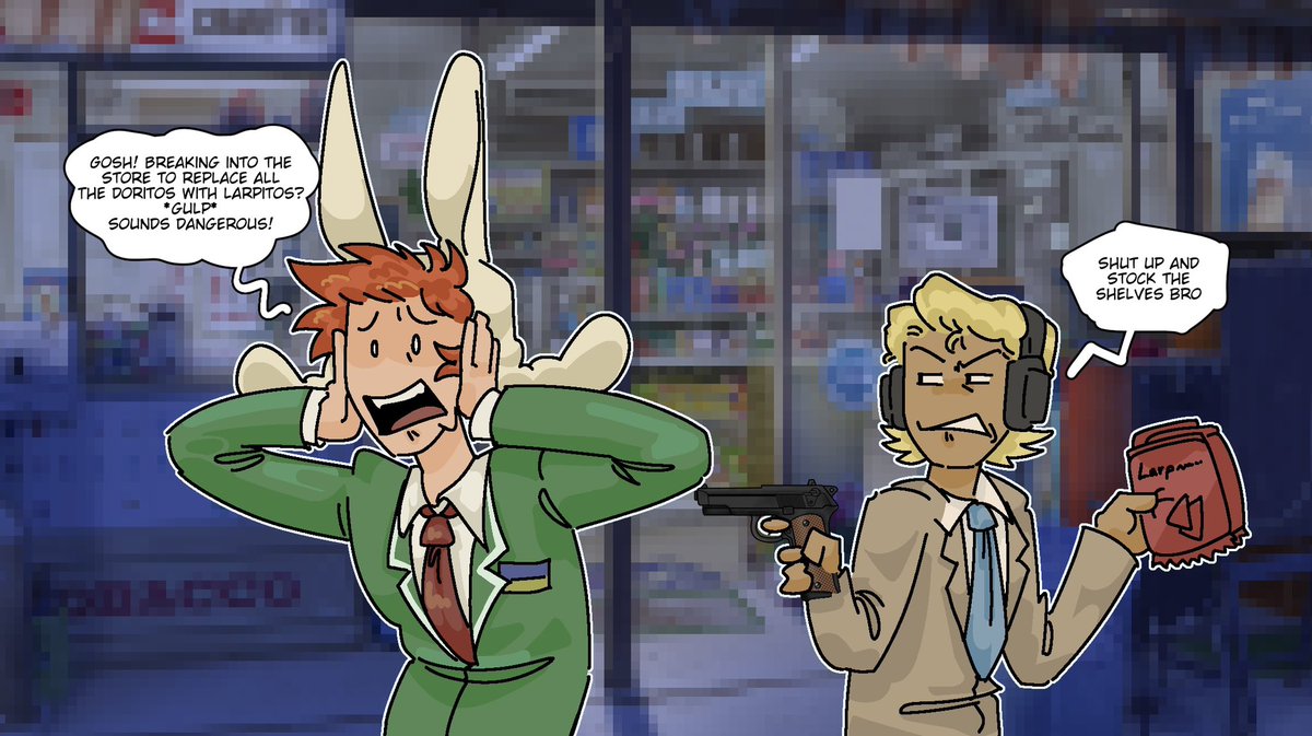 EggyPuddle's tweet photo. My last yangust for day 15.. yandere larp school.. #samgladiator #yangust2026 #yhsfanart https://t.co/fFjDOeNpk8