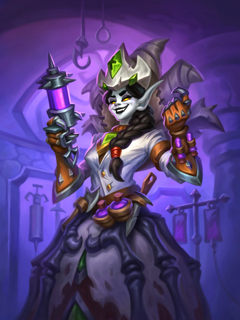machadogps's tweet photo. Hearthstone Daily Lore Fact #746

Did you know that Thal'ena is the daughter of Blood-Queen Lana'thel?🤔
Her part of the plan was to disguise as a prison doctor, using the blood in the ward to strengthen herself, alongside preparing a ritual to summon something truly terrible..🧐 https://t.co/hw02tTbOMV