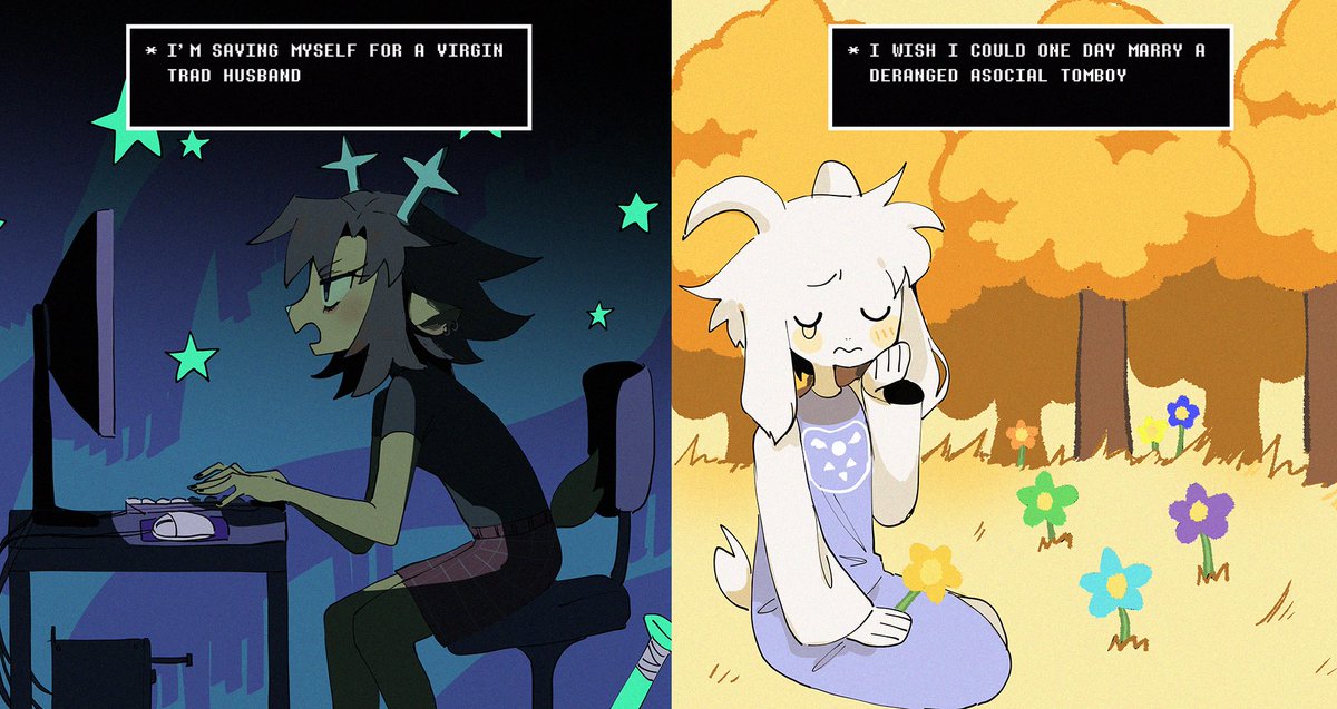 2wdrs's tweet photo. #deltarune #dessriel https://t.co/KcYnruox53