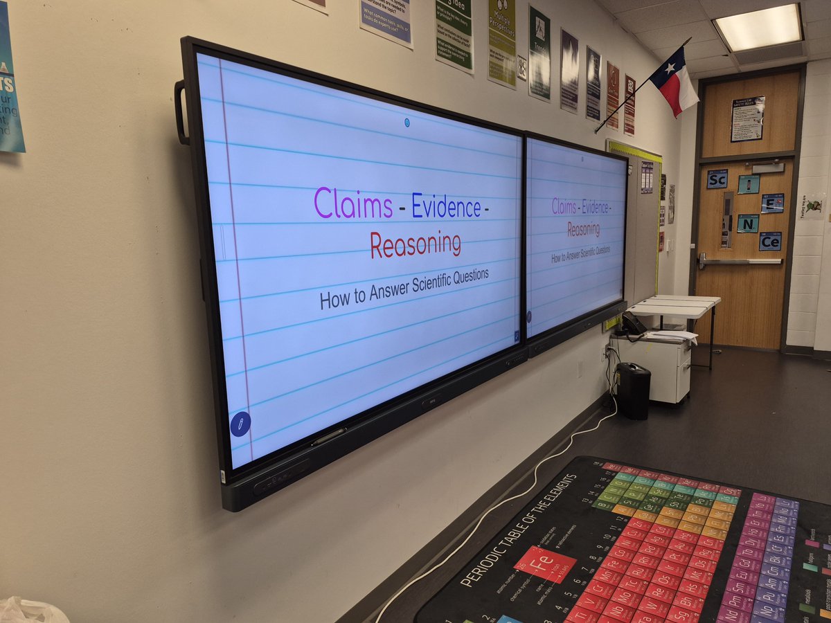 TheGTScienceGuy's tweet photo. The #Patawans are starting the week strong. We started the day by asking science questions and posting them to our Wonder Wall! Researchers will continue to add to this throughout the year.

We also wrote our first CER of the year. A great Monday at @ForestMeadowMS #RISDdreamon https://t.co/qQxIZfHWyO