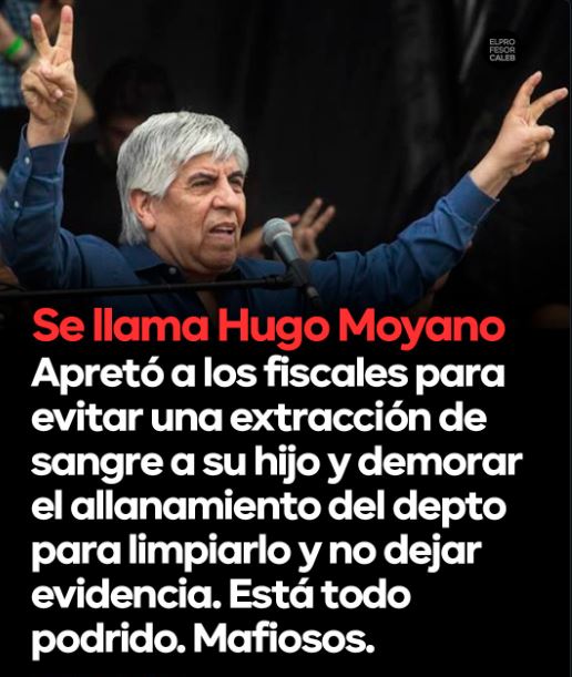 Tv_Libertaria's tweet photo. 🚨Hugo Moyano intervino para que NO VAYA PRESO su hijo Facundo⁉️ https://t.co/VfJF51eU1f