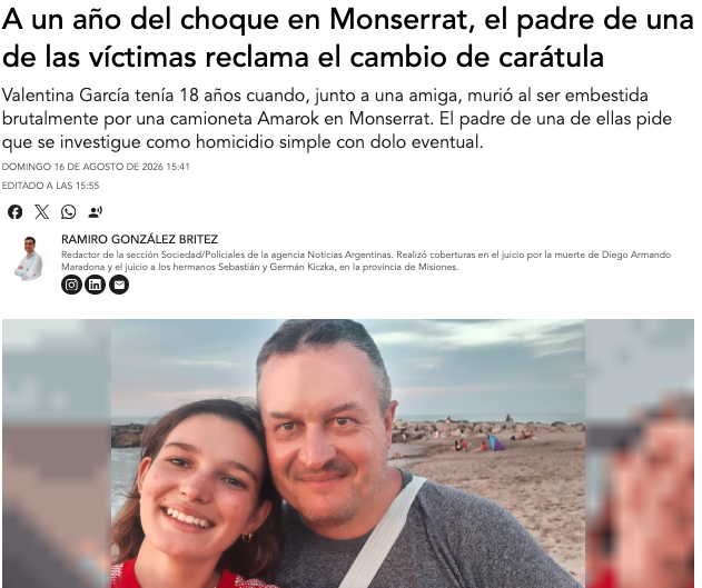 julitolopez's tweet photo. 🔴RT: Circulaba con una Amarok a más de 100km/h por el bajo: mató a dos nenas.
Su papá y las familias necesitan justicia. https://t.co/S4hSKufr8H