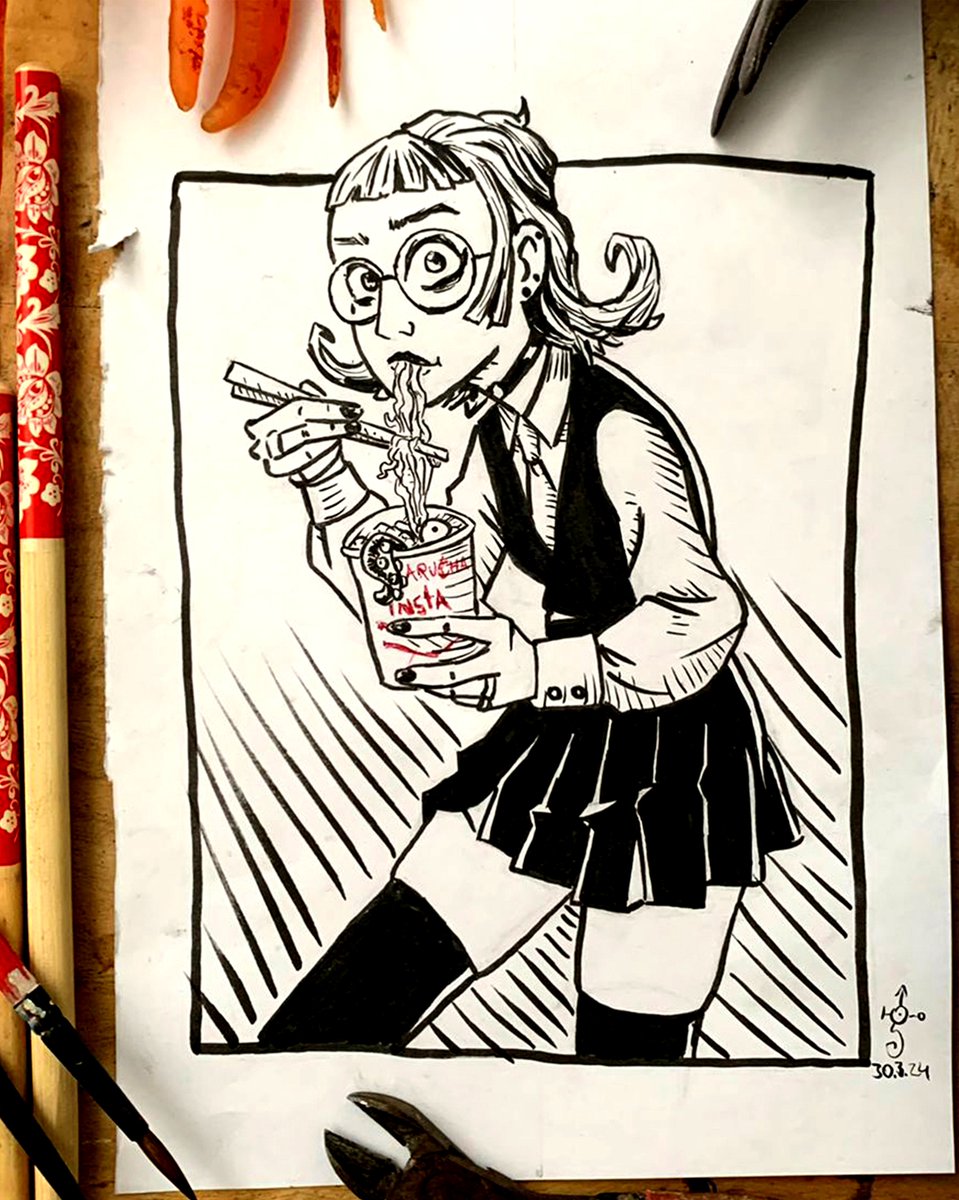 MisterDusc's tweet photo. Leonora Lovelace: Científica Chamana Cósmica
Aventurera que se dedica a dar soluciones creativas para problemas inexistentes.
Plumones, desesperanza y camarones incorpóreos sobre papel de oficina cortado sin talento.
Originalmente publicado el 1.º de abril de 2024 https://t.co/cukKQpAv4n