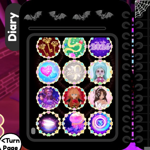 cosmicpresencex's tweet photo. so just a few days later..i accidentally won the halo on my alt as well😭 i didn't get chance to film but i got 3 badges in one go!! since i actually remembered to wish at a music box and it was my 3rd halo on this account! 
💫 https://t.co/C0ILsLl1zP