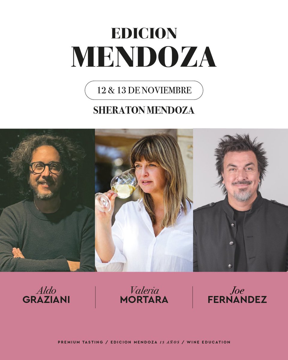 PremiumTasting's tweet photo. EDICION MENDOZA 2026
#SaveTheDate 🍷 https://t.co/VQeGil7fge