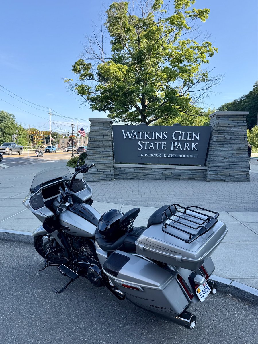 TheOutlawCPA's tweet photo. Day 9 was loaded with things to do and see. The town of Watkins Glen and the State Park were home runs for a little time off the bike. #TTFF #statepark https://t.co/43bJU2cEpZ
