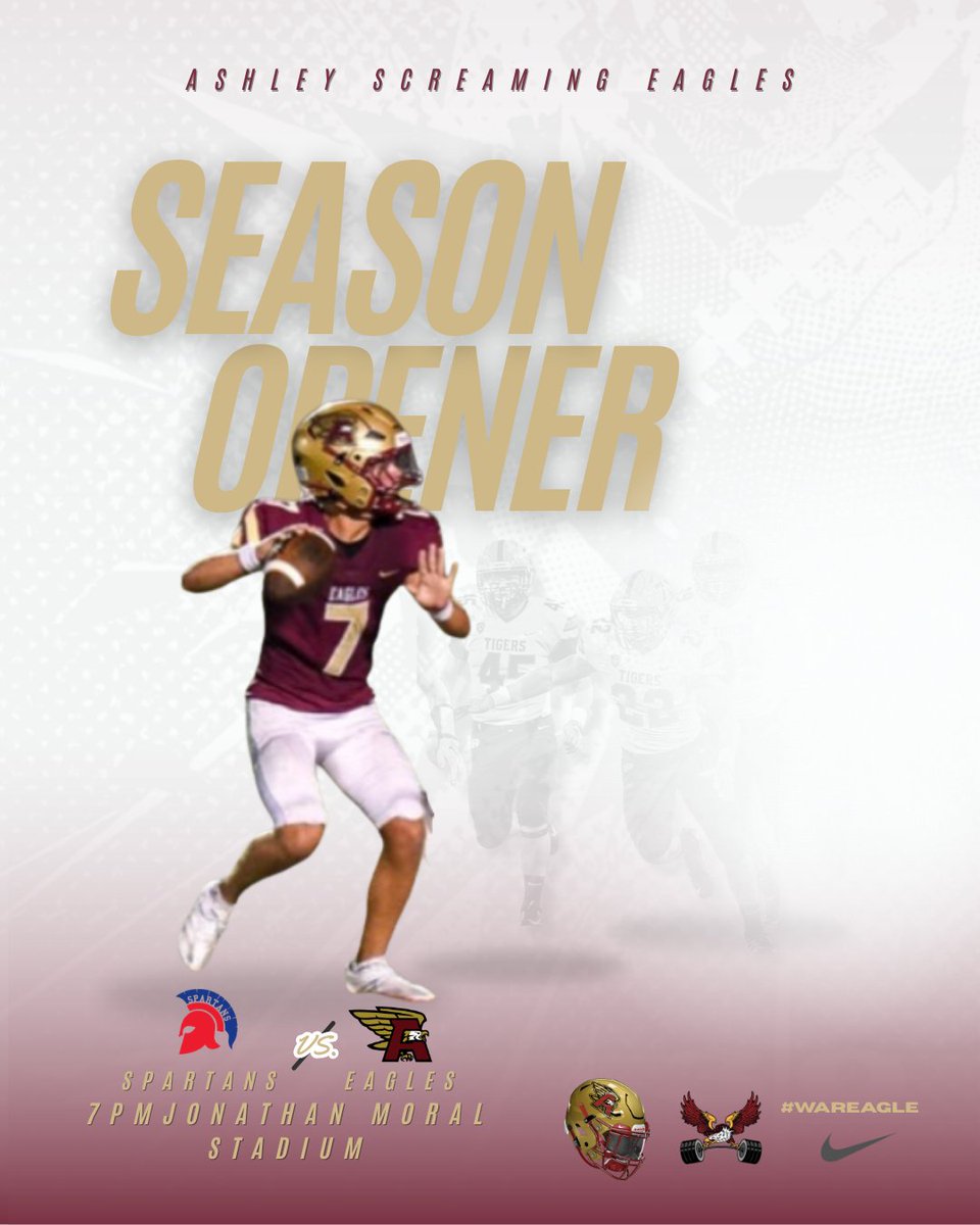 AHS_EaglesFB's tweet photo. Week 1 here we come! #WINGSUP #WAREAGLE https://t.co/GmEmYxgtRB
