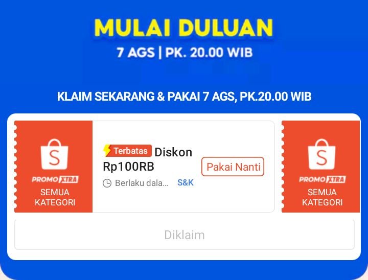 akunhida's tweet photo. jangan lupa klaim yang ini juga yaa
besok dah mulai tuu
klaimnya disini https://t.co/Lj6gfZgKRk https://t.co/omrkzkxYpN