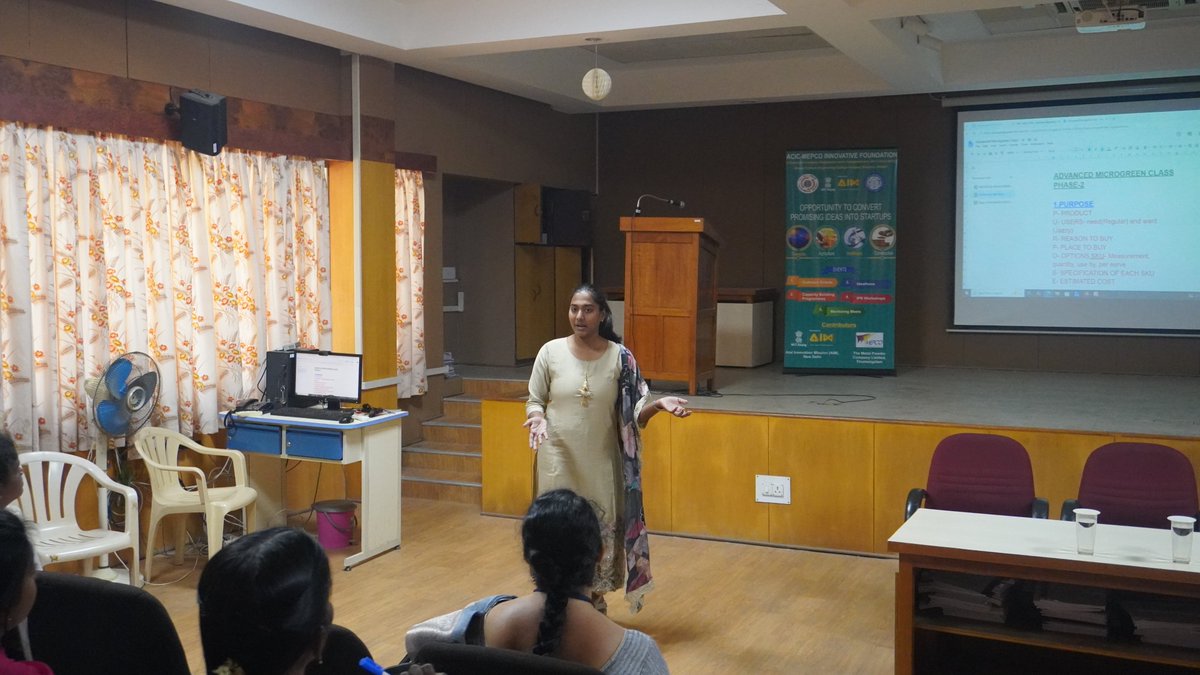 ACIC_MIF's tweet photo. Clicks of the Day 2 Technical Sessions of the 2 Day- Capacity Building Program was organised on the title "Microgreens Farmer: Guide to starting a Microgreen Business" on 04/08/26 &amp; 05/08/26 organised by ACIC-MIF. https://t.co/xWaRdjTm3m