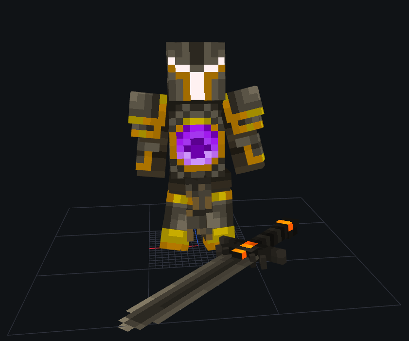 FOOX1n's tweet photo. What is your rating?👀

 📷Open commissions

 #minecraft #blockbench #models #3d #addons #comission #work https://t.co/gRxvIb2JNK