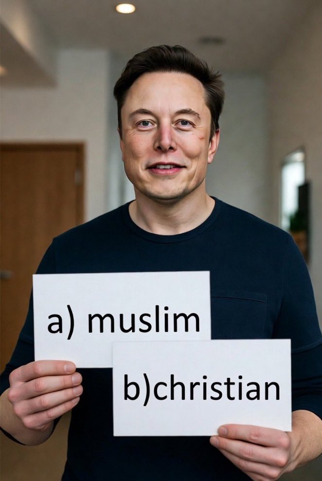 Eyedoctor442's tweet photo. “Are you Christian or Muslim? 

Let me know 👇 https://t.co/ZSYhZXnqyN