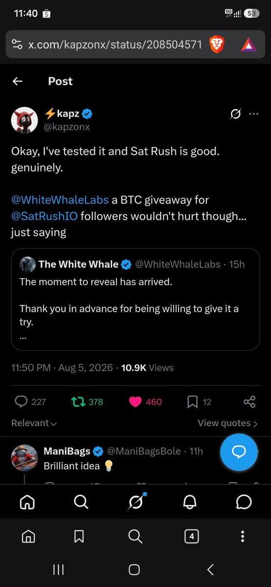agathanesyy's tweet photo. @WhiteWhaleLabs @satrush done, followed and shared! good luck everyone 💯 https://t.co/MhBeVaOG08