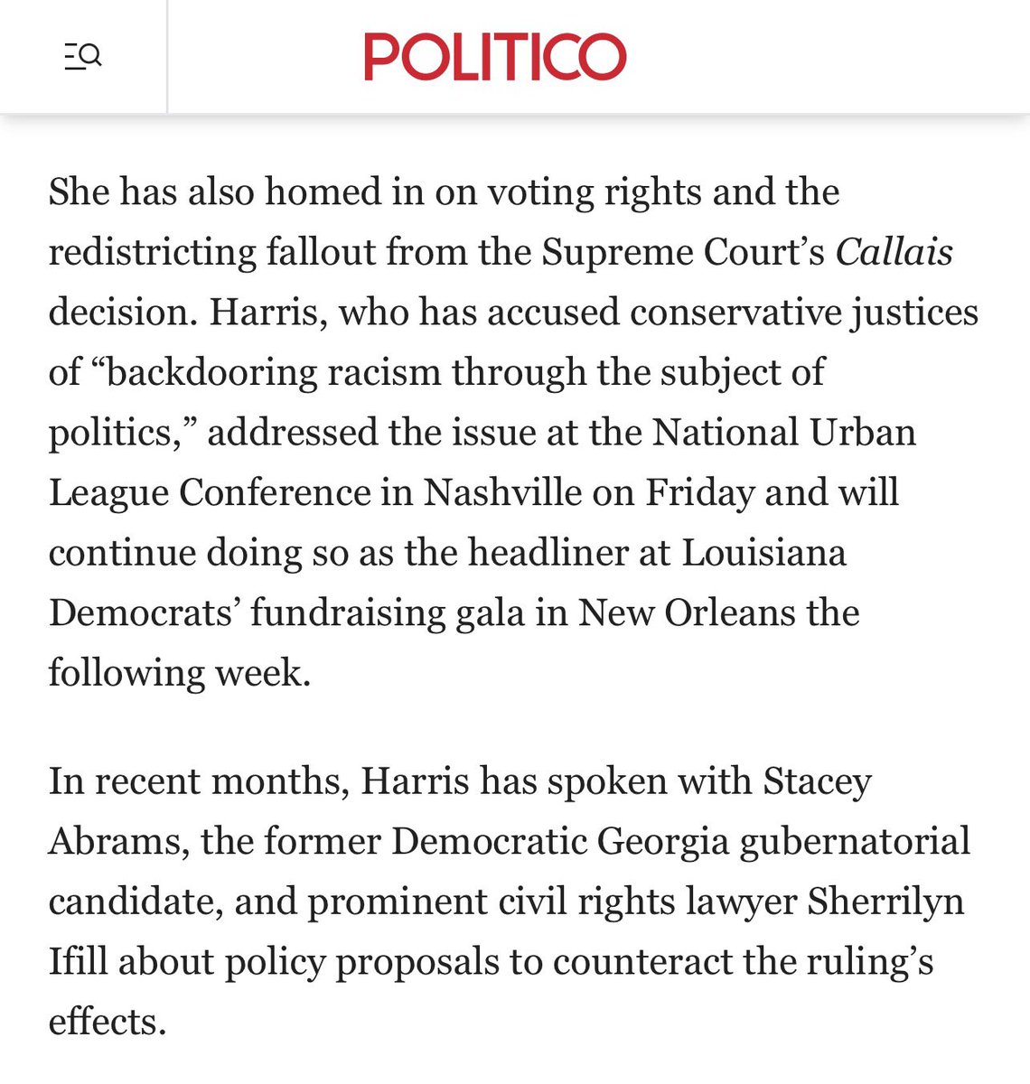 Pathstopeace1's tweet photo. Kamala has been speaking w the Champions of Voting Rights @staceyabrams and Sherrilyn Iffill!
Kamala is leading on voting rights and keeping the south in play, helping to expand the electorate there!
She’s a hero among heroes!
#KamalaEffect https://t.co/vYlqfSsR1l