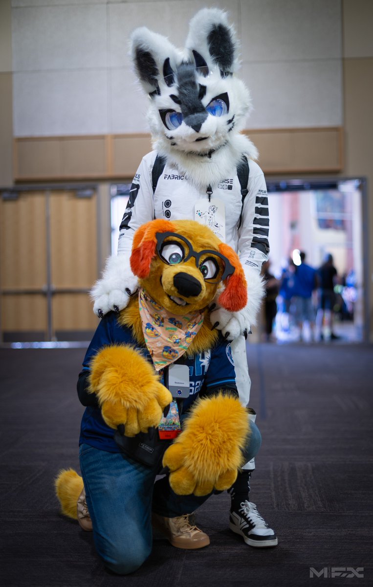mechaf0x's tweet photo. Thanks for taking such an epic photo with me @reecespup06 ! #furries #fursuit #fwu 📸:@Sjol_Lepus https://t.co/DmrpgYYrw1
