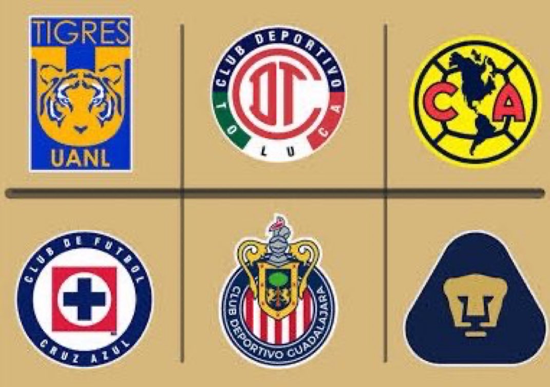 XaviSol_'s tweet photo. 🇲🇽 Clubes Mexicanos clasificados
CONCACAF Champions Cup 2027

✅ Toluca
✅ Tigres
✅ Cruz Azul
✅ Chivas
✅ América
✅ Pumas

*Además, 3 boletos disponibles 
por la Leagues Cup 2026. https://t.co/RceuCG0eJp