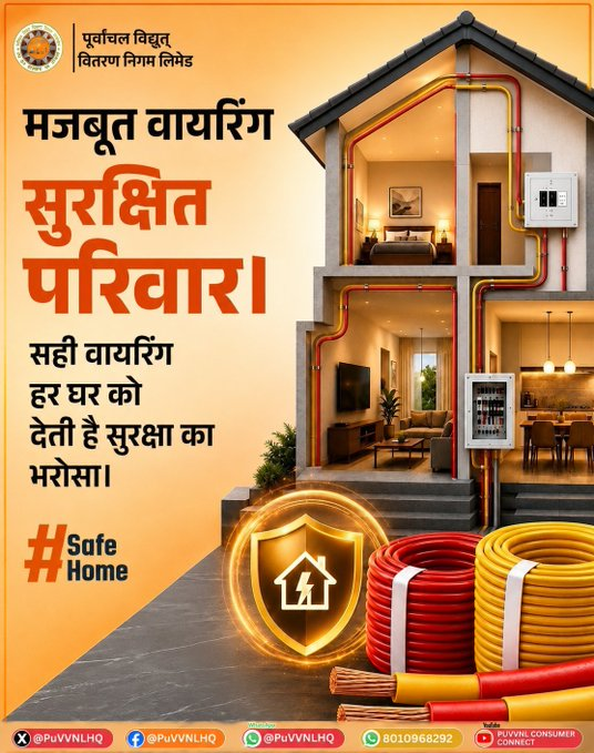 puvvnlsdnagar's tweet photo. सही वायरिंग ही सही विकल्प है। बिजली से जुड़ी समस्या या सहायता के लिए 1912 हेल्पलाइन अथवा अपने नजदीकी बिजली कार्यालय से संपर्क करें।
@UPPCLLKO
@PuVVNLHQ
@aksharmaBharat
@AKSharmaOffice
@ChairmanUppcl
@mduppcl https://t.co/AXnKlEMn9j