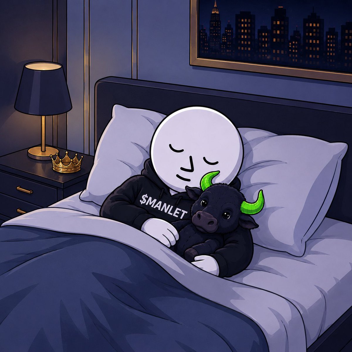 ManletOnSF's tweet photo. How $MANLET holders sleep, knowing every dream earns them more $ANSEM 💤 https://t.co/DTnMwrq2Fg