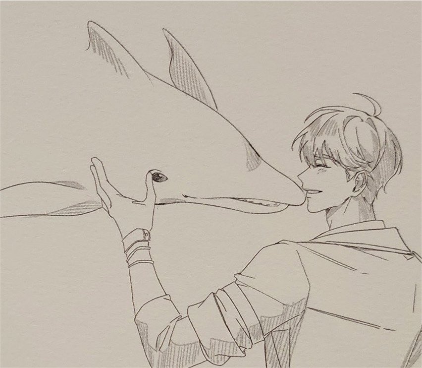 yejunpuppycat's tweet photo. 예준이가 그리고 싶었던 돌고래       

                                                              예준이가 그린 돌고래 https://t.co/whOGHEKj9W