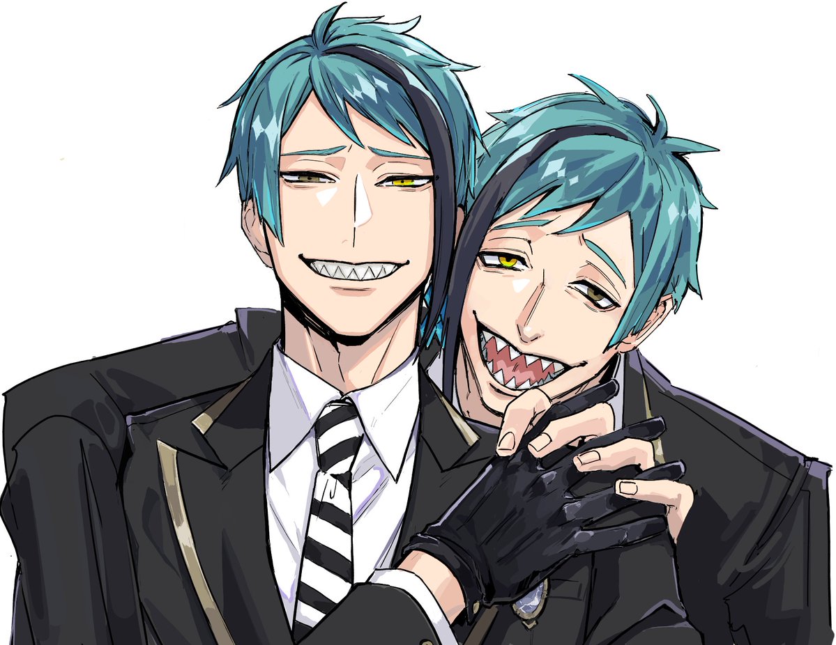 011ack's tweet photo. 🫧でぃーさんと絵チャ合作ジェイドとフロイド🫧 https://t.co/RvPw6sL0wy