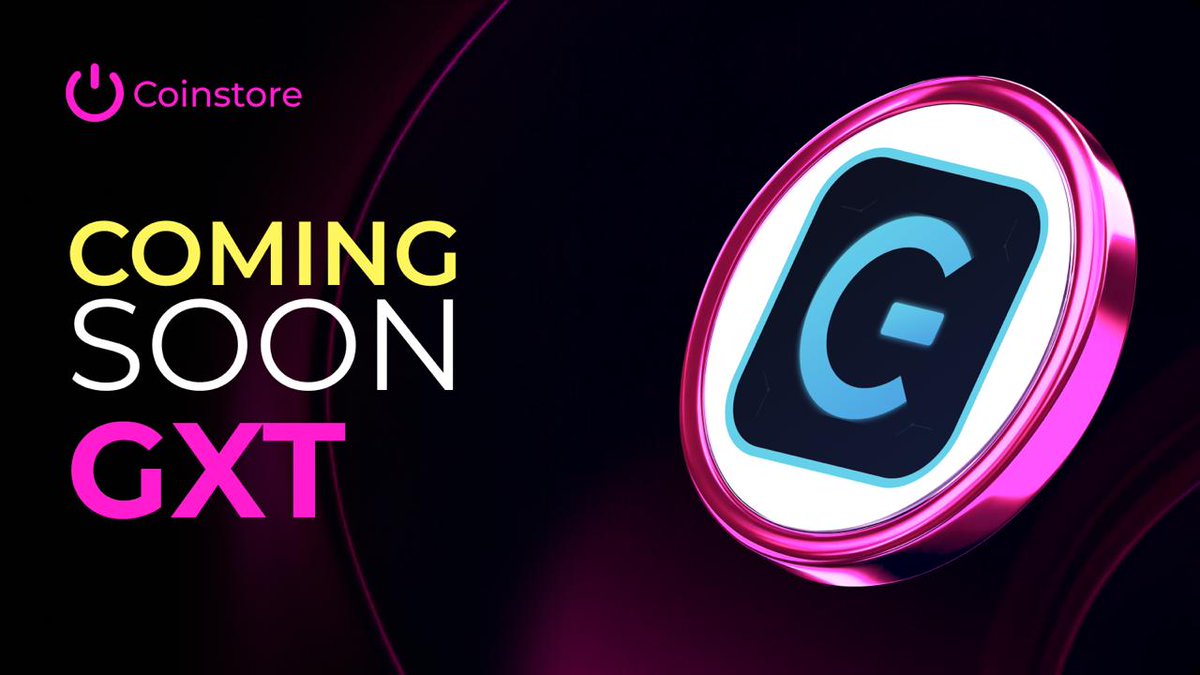 GXTExchange's tweet photo. GXT Officially Listed on @CoinstoreExc  Exchange. 🚀
🔥GXT/USDT spot trading pair will be available Soon

What's next Comments? https://t.co/EikGTHZjlL