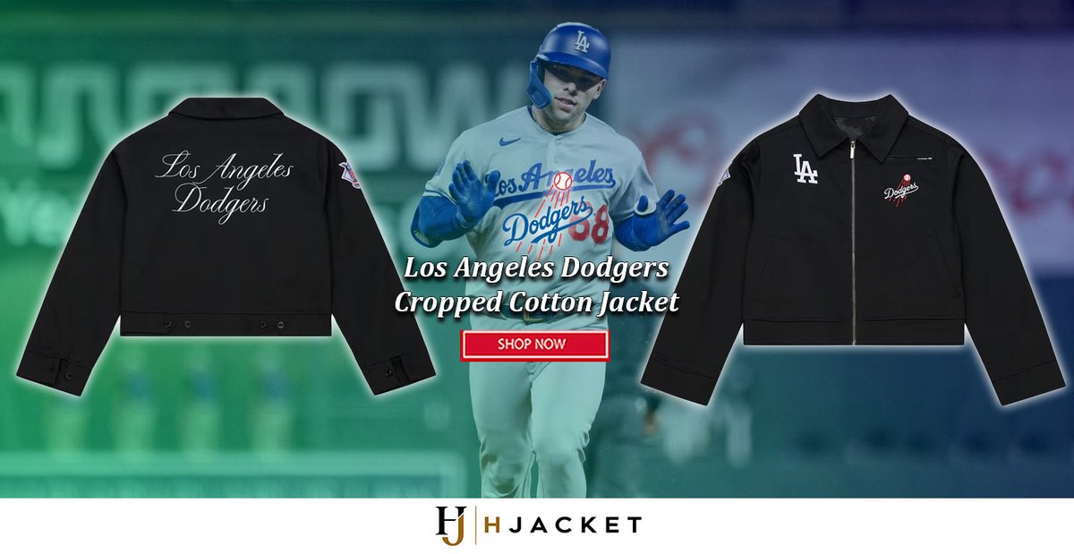 hjacket's tweet photo. Get ready to shop till you drop! 🛍️✨
#Womens #LosAngelesDodgers #ScriptMechanic Black Cropped Cotton Jacket.
►Shop Now Click on Link◄
https://t.co/39LKWzKUYL
#sale #discount #megadeals #shoppingspree #bestdeals #adorablestyle #streetstyle #fashiontrends #urbanoutfit #shopnow https://t.co/dfNSFgz0sW