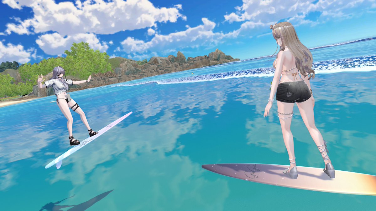 pansan_vrchat's tweet photo. 今年の夏も騒いだねぇ
 #VRChat #バーチャル河川敷夏祭り https://t.co/FN813xFvYE