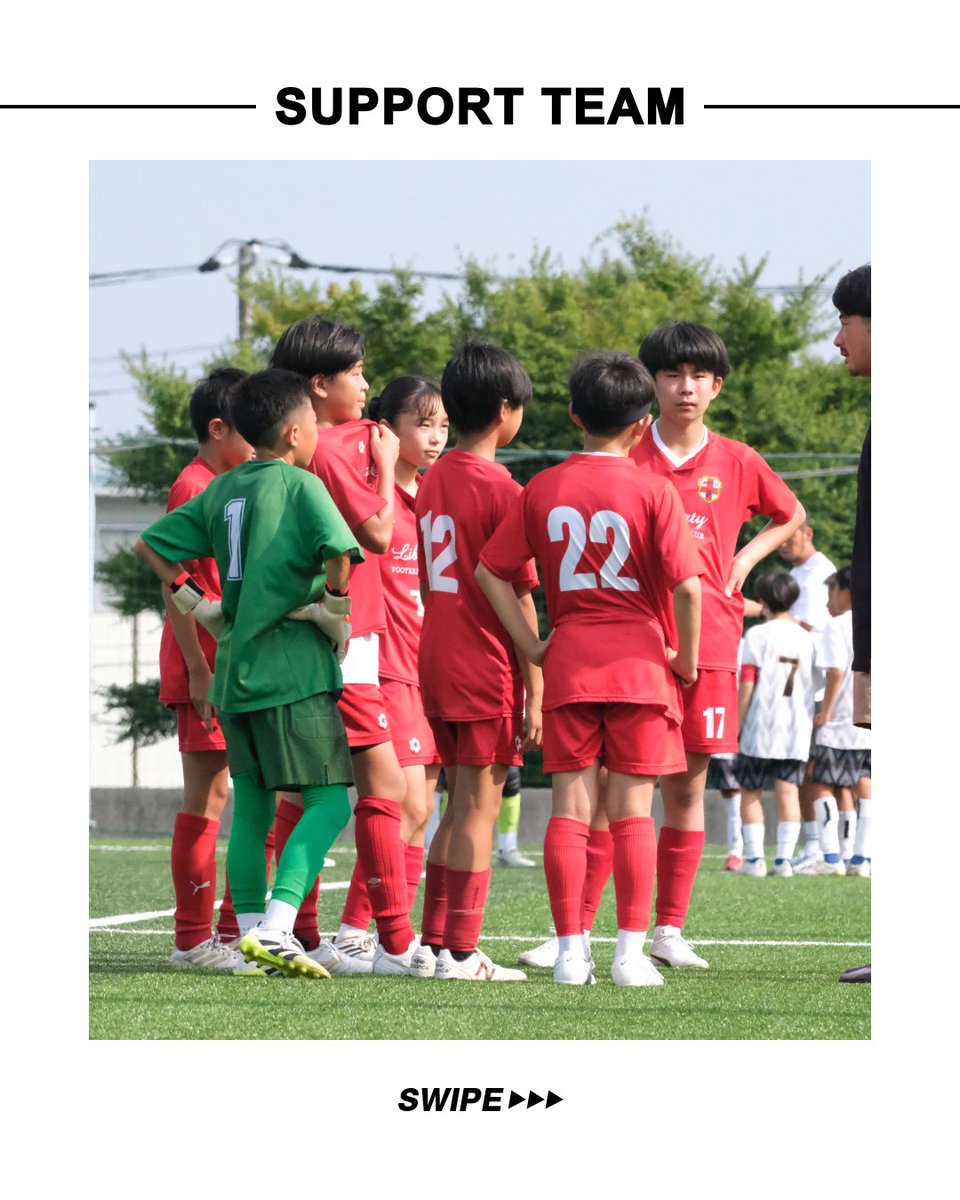 SFIDAs's tweet photo. 【TOBIGERI ONE 2026】
U-12 Day1の様子をお届けします⚽

SFIDAを纏う全チームが熱い戦いを繰り広げていました。
これからも全力で応援しています！

#SFIDA #スフィーダ #SOCCER #挑戦は勝敗を超える #リバティーFC #ボルト東山 #NARATESORA https://t.co/aFucKAJ3CG