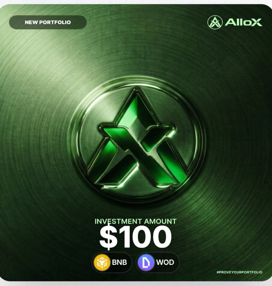 shaG338284's tweet photo. My $100 on-chain portfolio is now live on @alloxdotai good project.......... 
Excited to join the #ProveYourPortfolio campaign and looking forward to its performance. Let's go! 💚
#Allo https://t.co/lCgwHnC31t