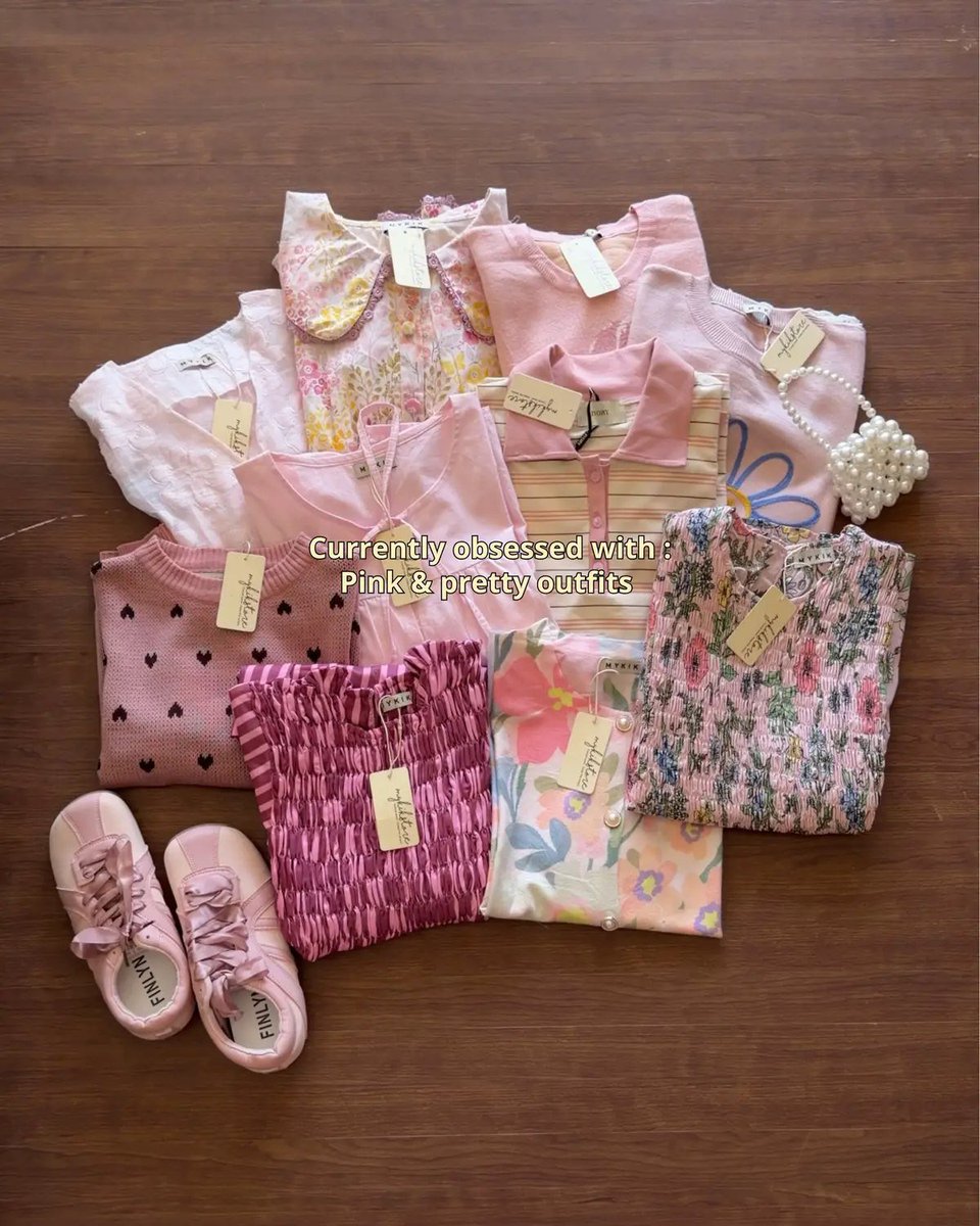 demureist's tweet photo. makin gede makin suka pink pretty outfit gini! gemes, lucu, dan bikin tampilan kelihatan makin fresh. bener-bener bawa positive vibes banget pas dipake! 🥺🎀🌸 https://t.co/tGca8fDhNK