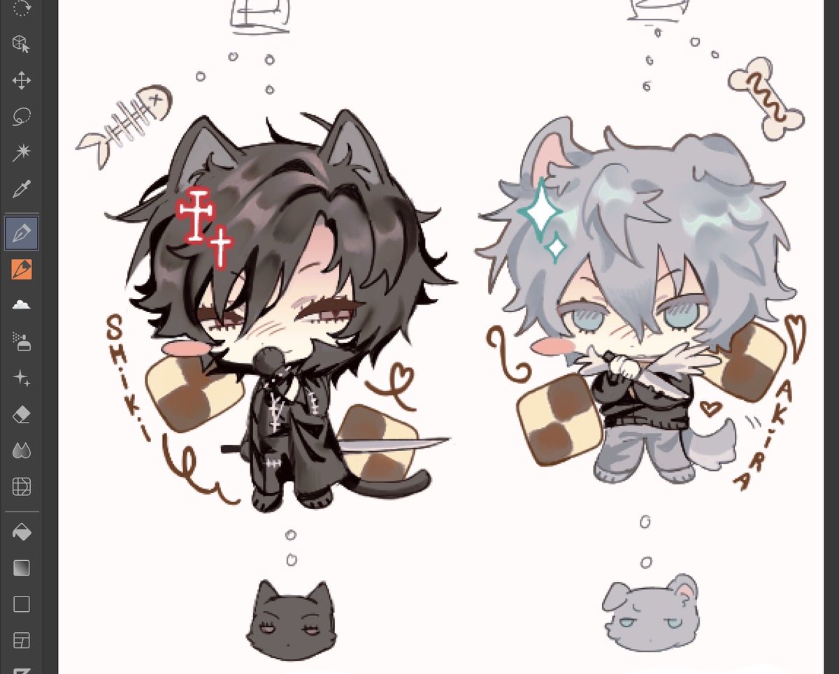 Akevirche's tweet photo. Actually I kind of hate how they turned out nvm https://t.co/yYIVraDiAt