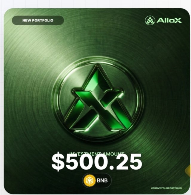 meharaliasghar5's tweet photo. Just proved my portfolio on @alloxdotai 🚀 06-08-26.

Week-4 has been started.

#ProveYourPortfolio #AlloX 
#BNB https://t.co/CoreeJBxkU