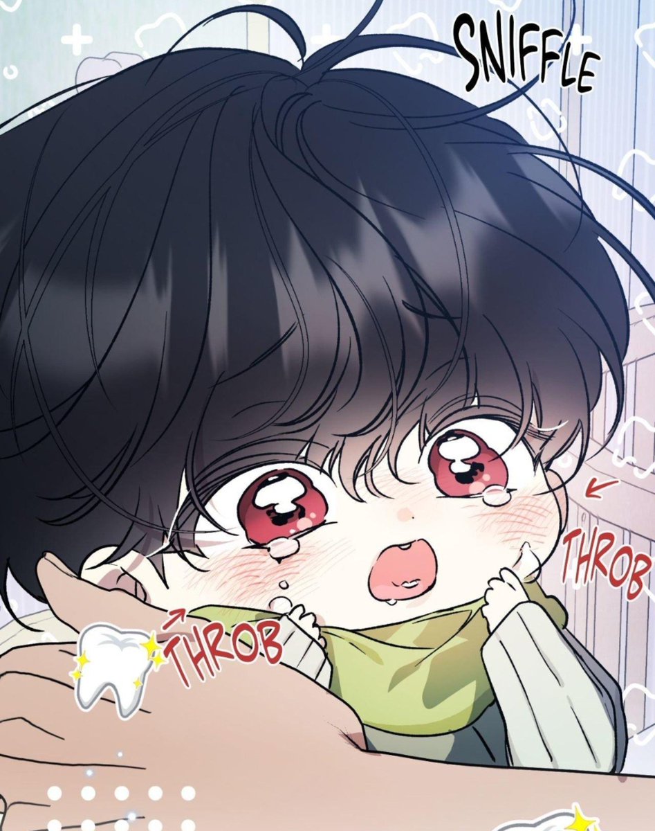kayra_19_'s tweet photo. Poor baby Hanul was crying because of the pain from teething 🥺 https://t.co/BzoXVshQzE
