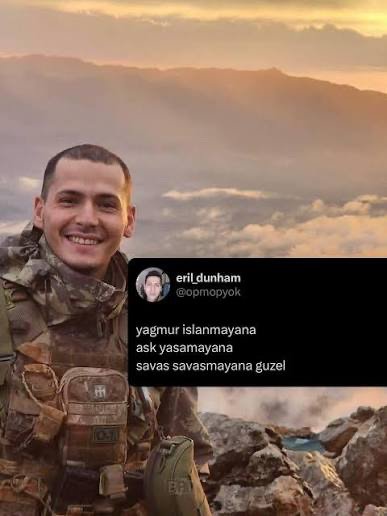 eliffcinar1's tweet photo. 25 yaşında vatana verilmiş bir ömür…

Şehit Teğmen Eril Alperen Emir https://t.co/Nf7bxqvgOM