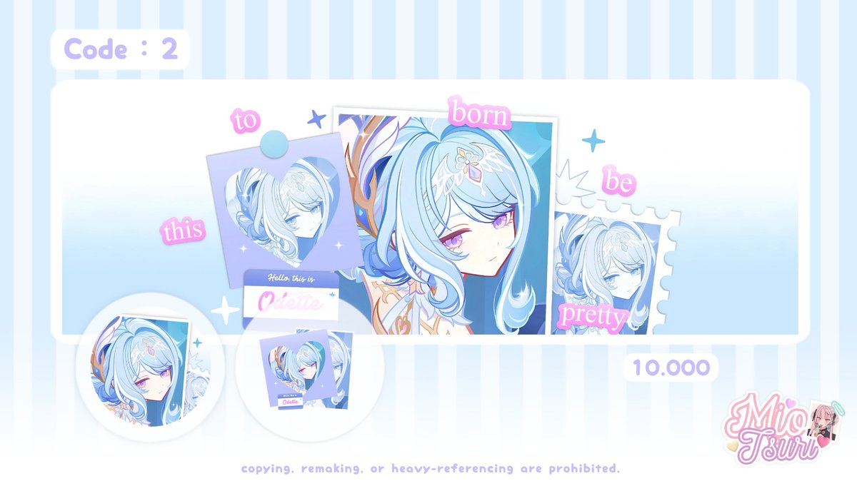 Miotsuri's tweet photo. Help repost, please? Thank you! :3 #bealanja

Haaai, aku bawa 4 layout ready stock Odette dan Arlecchino dari genshin impact nih. Bisa langsung ditake via DM sekarang juga yaa. Mari jajan! 🤭☝🏻 https://t.co/EGyjufy03G
