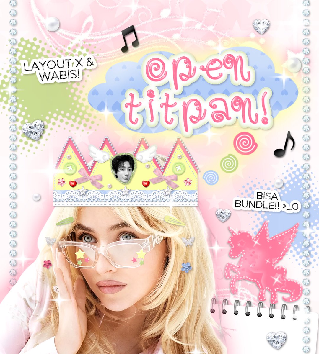 CherishPeony's tweet photo. Help repost/like? Thanks a bunch ⭐️
#bealanja

Hello everynyan! Audrey balik buat open titipan optip layout X &amp; wabis dari katalog baru yang udah certified centil. :-3 scroll for more details, let’s CENTHYL TOGETHER 👑🪽

🎼 START TONIGHT, @ 19.00 WIB https://t.co/E0Jym79ixD