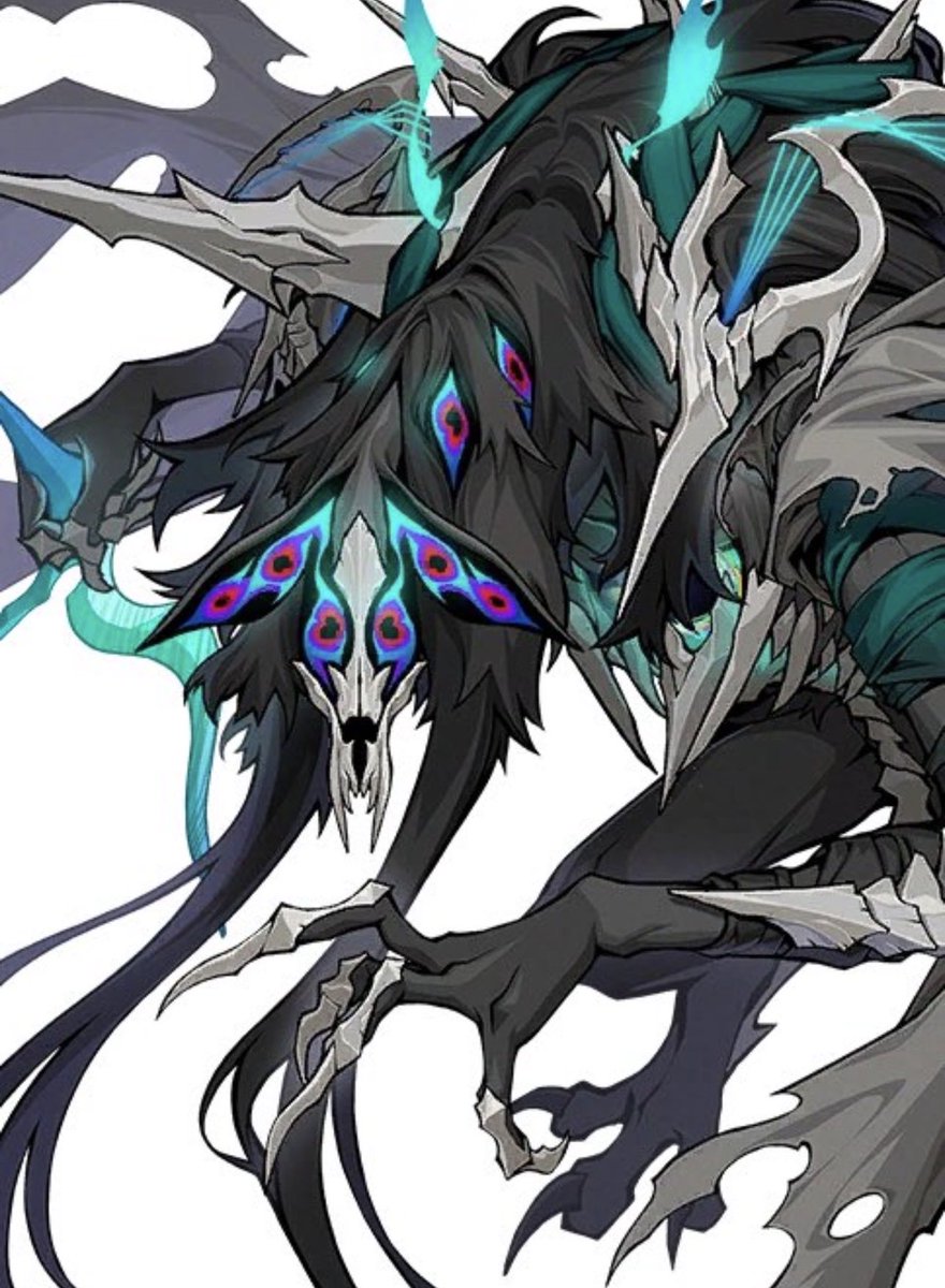 Hikodile's tweet photo. This creature thing is genuinely either the worst fraud in all of zzz being a cutscene merchant or wendigo satan depending on how much corruption you have https://t.co/oQjapD0YLr