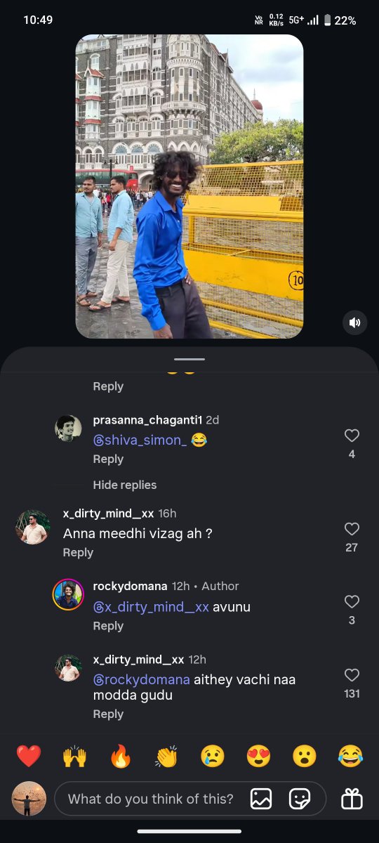 Udayyy01's tweet photo. Prathi okasari oka reply anadam ichaka 
Mingadam 😄😄 apeyandi ra papam https://t.co/pqXzcqoUvd